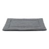 Dog Bed Mat Comfortable Fleece Pet Dog Crate Carpet Reversible Pad Joint Relief L Size