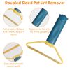 3Pcs Portable Lint Remover Reusable Double Sided Fabric Clothes Shaver Carpet Fuzz Carpet Scraper for Sweater Couch Mat