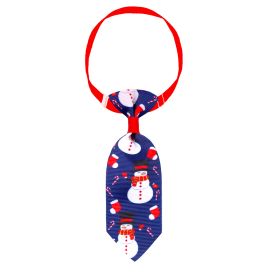 Pet Christmas Cute Printed Small Necktie (Option: NT0383)